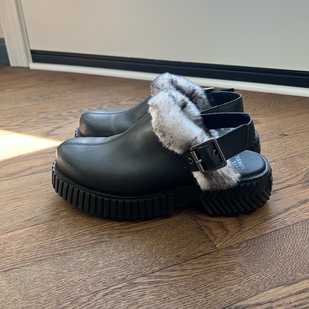 Sorel Ona Ave Fur-Lined Mules View 5